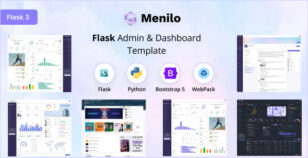 Menilo - Flask Admin & Dashboard Template by Codebucks