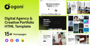 Ogoni – Creative Agency and Portfolio HTML Template by bracketweb