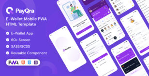 PayQra | E-Wallet Mobile PWA HTML Template by themesflat