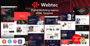 Webtec - Digital Marketing Agency HTML Template by KodeSolution