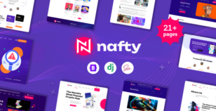 Nafty - Crypto and NFT Django Template by Webintix
