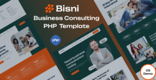 Bisni - Business Consulting PHP Template by devstarit