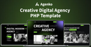 Agenko — Creative Digital Agency PHP Template by Robert_Biswas