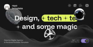 Rayo - Digital Agency & Personal Portfolio ReactJs Template by elite-themes24