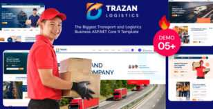 Trazan - Transportation & Logistics Business ASP.NET Core 9 Template by PaiTheme