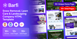 Barfi - Snow Removal, Lawn Care & Landscaping Company HTML Template by VikingLab