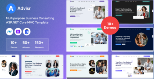 Advisr - ASP.NET Core MVC Multipurpose Business Consulting Template by Unifato