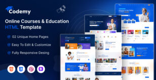 Codemy - Online Courses & Education HTML Template by CrabTheme