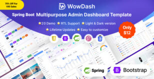WowDash – Spring Boot Admin Dashboard Template by PaiTheme
