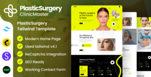 ClinicMaster - Cosmetic and Plastic Surgery Tailwind CSS Template by DexignZone