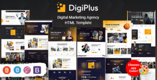 Digiplus - Digital Marketing Agency HTML Template by ThemeMascot