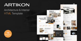 Artik Architecture & Interior HTML Template by pixel-drop