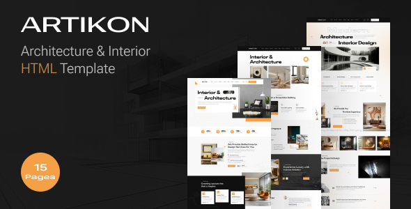 Artik Architecture & Interior HTML Template by pixel-drop