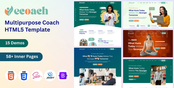 Ecoach - Multipurpose Coach HTML5 Template by LunarTemp