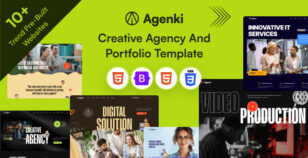 Agenki – Creative Agency & Portfolio HTML Template by wowtheme7