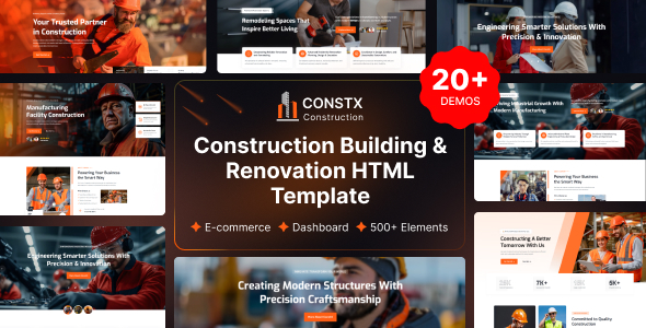 ConstX - Construction HTML Template by InversWeb