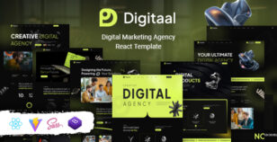 Digitaal - Digital Marketing Agency React Template by KodeSolution
