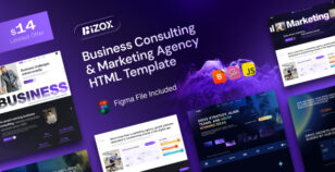 Bizox - Business Consulting HTML Template by XpressBuddy