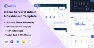 Urbix - Blazor Admin & Dashboard Template by Pixel-Eyez