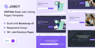 Jobcy - ASP.NET Core Job Board & Listing Template by themesdesign