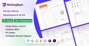 StrikingDash Next.js – Powerful & Scalable Admin Dashboard Template by backtheme