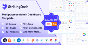 StrikingDash | React, Next.js, Vue, Laravel, NodeJS, Bootstrap Multipurpose Admin Dashboard Template by backtheme