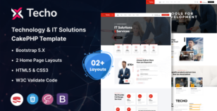 Techo - Technology & IT Solutions CakePHP Template by Parv-Infotech