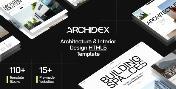 Archidex - Architecture Interior HTML Template by ravextheme