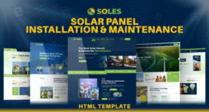 Soles - Solar Panel Installation & Maintenance Html Template by Or-Factor