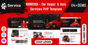 Servixa – Car Repair & Auto Services PHP Template by webstall