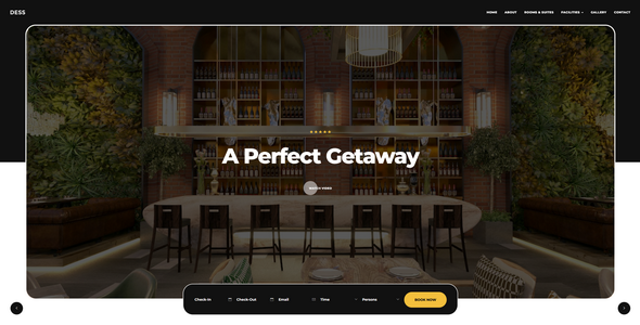 Dess - Hotel & Resort Booking HTML Template by ex-nihilo
