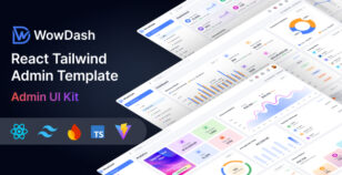 Wowdash – React Tailwind Admin Template with shadcn UI by wowtheme7