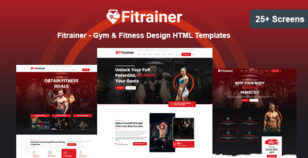 Fitrainer - Gym & Fitness HTML Templates by HtmlDesignTemplates
