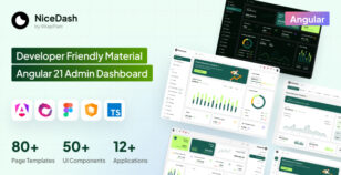 NiceDash Angular Dashboard Template by wrappixel