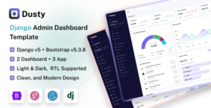 Dusty - HTML & Django 5 Admin & Dashboard Template by Zoyo-Themes