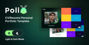 Polix - Personal Portfolio HTML Template by Apexels