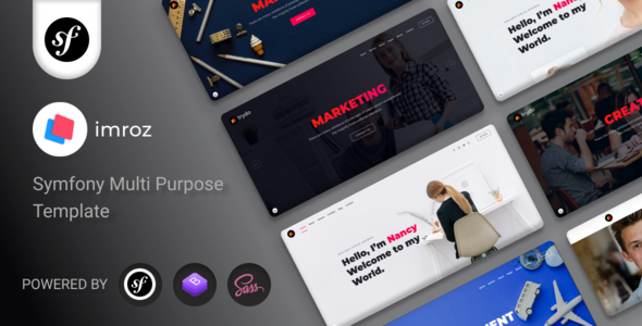 Imroz - Agency and Portfolio Symfony Template by Parv-Infotech