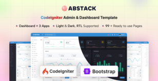 Abstack - CodeIgniter Admin & Dashboard Template by coderthemes