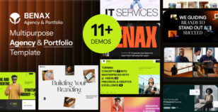Benax - Multipurpose Agency & Portfolio HTML Template by BizanTheme