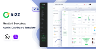 Rizz - Next Js Admin & Dashboard Template by Mannat-Themes