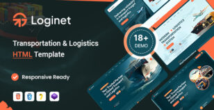 Loginet – Transportation & Logistics HTML5 Template by Dreamit-Solution