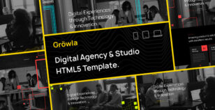 Gröwla – Digital Agency & Studio HTML Template by GfxPartner