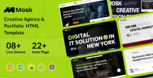 Mosk - Creative Agency & Portfolio HTML Template by themewolfs