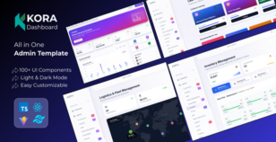 Kora | Multipurpose React Admin Dashboard Template by mohnasltd
