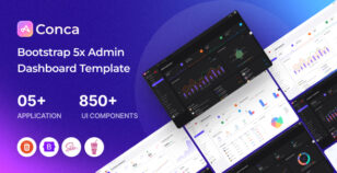 Conca - Bootstrap 5 Admin Dashboard Template by AQLOVA