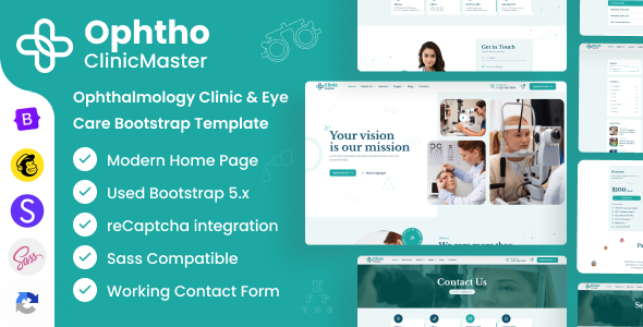ClinicMaster - Ophthalmology & Eye Care Bootstrap Template by DexignZone