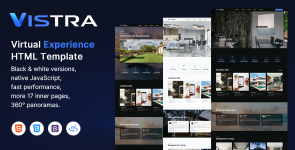 Vistra – Virtual Experience HTML Template by On3stepThemes