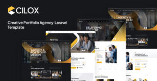 Cilox - Creative Portfolio Agency Laravel Template by Layerdrops