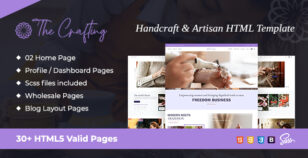 The Crafting - Handcraft & Artisan HTML Template by webstrot