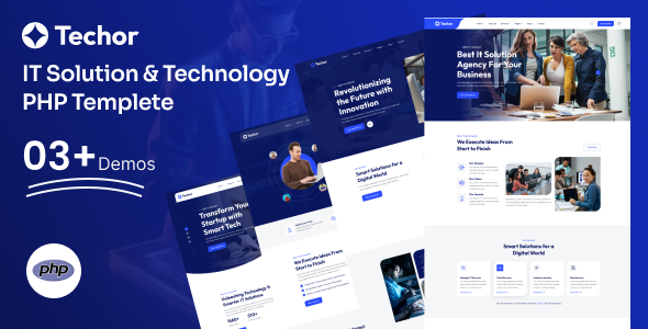 Techor IT Solution & Technology PHP Template by devstarit